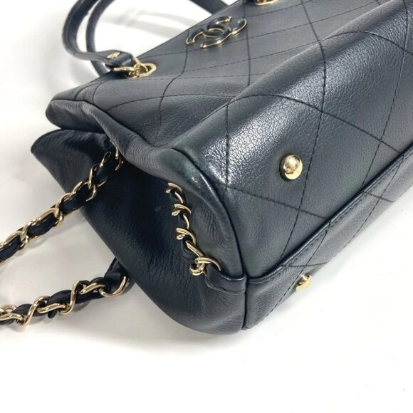 CHANEL AS0355 Hand Bag Small Shopping Bag Shoulder bag 2WAY bag Tote bag - Picture 15 of 16